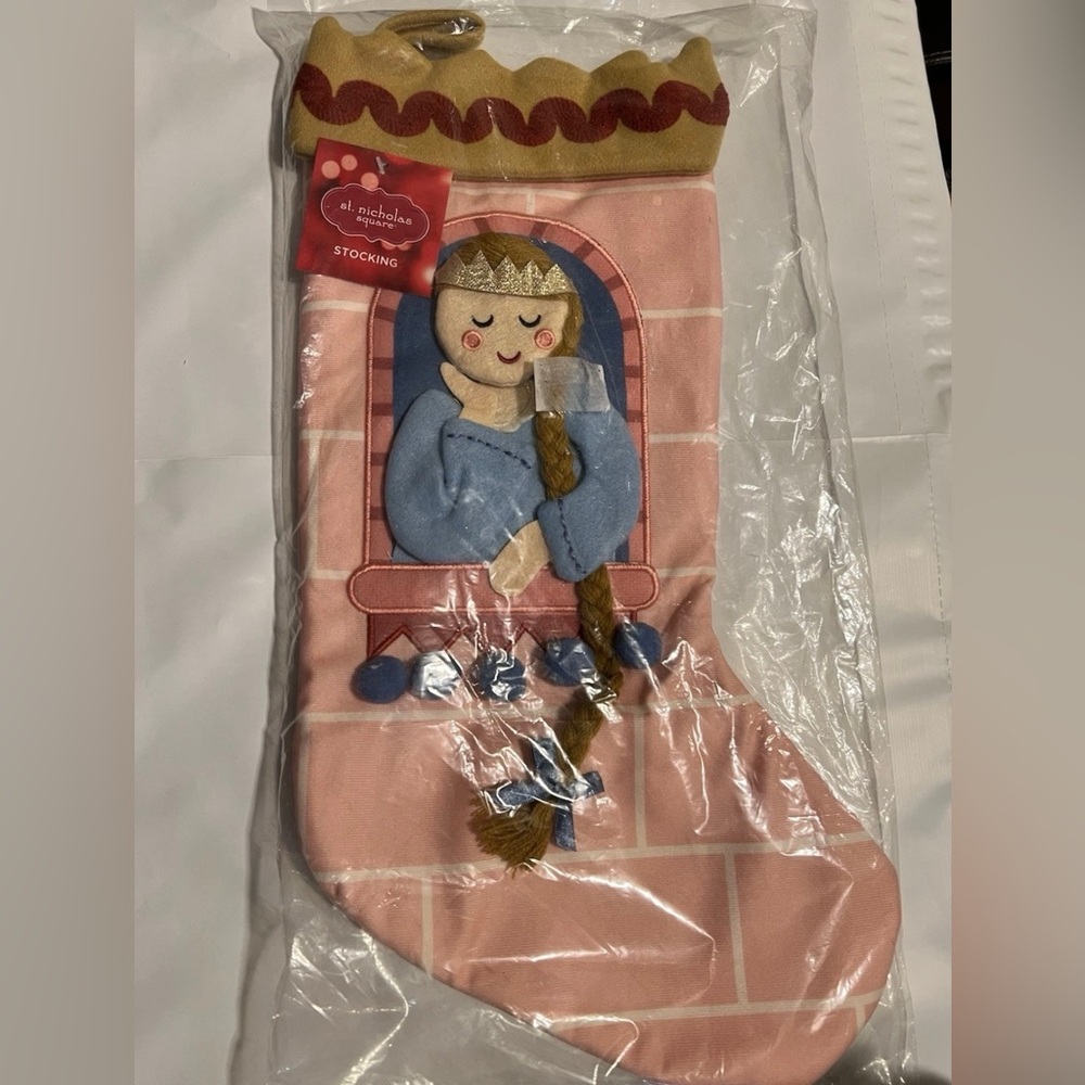 NICHOLAS Pink and Blue Princess Stocking